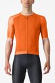 CASTELLI Kolesarski dres s kratkimi rokavi - AERO RACE 7.0 - oranžna