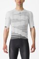 CASTELLI Kolesarski dres s kratkimi rokavi - bela