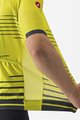 CASTELLI Kolesarski dres s kratkimi rokavi - CLIMBER´S 4.0 - rumena