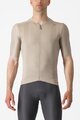 CASTELLI Kolesarski dres s kratkimi rokavi - ESPRESSO - bež