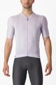 CASTELLI Kolesarski dres s kratkimi rokavi - ESPRESSO - vijolična
