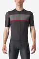 CASTELLI Kolesarski dres s kratkimi rokavi - TRADIZIONE - antracit