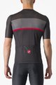 CASTELLI Kolesarski dres s kratkimi rokavi - TRADIZIONE - antracit