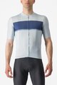CASTELLI Kolesarski dres s kratkimi rokavi - TRADIZIONE - svetlo modra