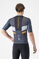CASTELLI Kolesarski dres s kratkimi rokavi - UNLIMITED PRO - modra
