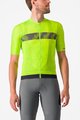 CASTELLI Kolesarski dres s kratkimi rokavi - UNLIMITED ENDURANCE - rumena