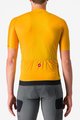 CASTELLI Kolesarski dres s kratkimi rokavi - UNLIMITED ENDURANCE - rumena