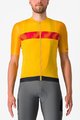 CASTELLI Kolesarski dres s kratkimi rokavi - UNLIMITED ENDURANCE - rumena