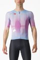 CASTELLI Kolesarski dres s kratkimi rokavi - R-A/D - vijolična