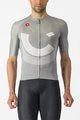 CASTELLI Kolesarski dres s kratkimi rokavi - R-A/D - siva