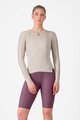CASTELLI Kolesarske kratke hlače z naramnicami - ESPRESSO W DT - vijolična