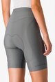 CASTELLI Kolesarske kratke hlače brez naramnic - siva