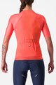 CASTELLI Kolesarski dres s kratkimi rokavi - AERO PRO 7.0 W - oranžna