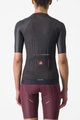 CASTELLI Kolesarski dres s kratkimi rokavi - AERO PRO 7.0 W - antracit