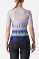 CASTELLI Kolesarski dres s kratkimi rokavi - vijolična