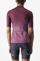 CASTELLI Kolesarski dres s kratkimi rokavi - SALITA - bordo