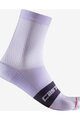 CASTELLI Kolesarske klasične nogavice - ESPRESSO W - vijolična