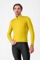 CASTELLI Kolesarska  podaljšana jakna - ESPRESSO AIR - rumena
