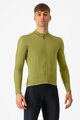 CASTELLI Kolesarski dres z dolgimi rokavi zimski - ESPRESSO THERMAL - zelena