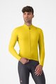 CASTELLI Kolesarski dres z dolgimi rokavi zimski - ESPRESSO THERMAL - rumena