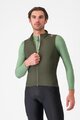 CASTELLI Kolesarski brezrokavnik - ESPRESSO - zelena