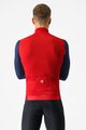 CASTELLI Kolesarski brezrokavnik - ESPRESSO VEST - rdeča