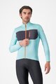 CASTELLI Kolesarski dres z dolgimi rokavi zimski - UNLIMITED TRAIL 2 - svetlo modra