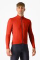 CASTELLI Kolesarski dres z dolgimi rokavi zimski - UNLIMITED TRAIL 2 - rdeča