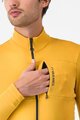 CASTELLI Kolesarski dres z dolgimi rokavi zimski - UNLIMITED TRAIL 2 - zlata