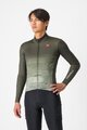 CASTELLI Kolesarski dres z dolgimi rokavi zimski - UNLIMITED THERMAL - zelena