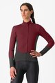 CASTELLI Kolesarska  podaljšana jakna - PERFETTO AIR W - bordo