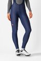 CASTELLI Kolesarske dolge hlače z naramnicami - ESPRESSO DT W - modra