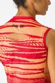 CASTELLI Kolesarski dres brez rokavov - INSIDER 2 W - rdeča