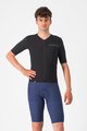 CASTELLI Kolesarske kratke hlače z naramnicami - PREMIO EVO - modra