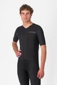 CASTELLI Kolesarski dres s kratkimi rokavi - PREMIO EVO - črna