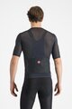 CASTELLI Kolesarski dres s kratkimi rokavi - A/C - črna