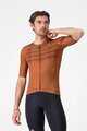 CASTELLI Kolesarski dres s kratkimi rokavi - AERO RACE 8S - rjava