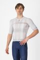 CASTELLI Kolesarski dres s kratkimi rokavi - CLIMBER´S A/C - srebrna/siva