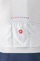 CASTELLI Kolesarski dres s kratkimi rokavi - CLIMBER´S A/C - srebrna/siva