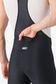 CASTELLI Kolesarske kratke hlače z naramnicami - UNLIMITED ENDURANCE - črna