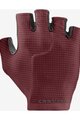 CASTELLI Kolesarske rokavice s kratkimi prsti - PREMIO EVO - bordo