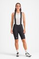 CASTELLI Kolesarske kratke hlače z naramnicami - FREE AERO RACE S W - črna