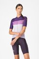 CASTELLI Kolesarske kratke hlače z naramnicami - PRIMA 2 DT - vijolična