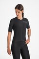 CASTELLI Kolesarski dres s kratkimi rokavi - PREMIO EVO W - črna