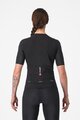 CASTELLI Kolesarski dres s kratkimi rokavi - PREMIO EVO W - črna