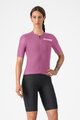 CASTELLI Kolesarski dres s kratkimi rokavi - PREMIO EVO W - vijolična