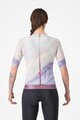 CASTELLI Kolesarski dres s kratkimi rokavi - AERO PRO 8S - vijolična