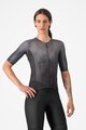 CASTELLI Kolesarski dres s kratkimi rokavi - A/C W - črna