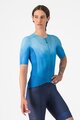 CASTELLI Kolesarski dres s kratkimi rokavi - A/C W - modra