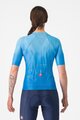 CASTELLI Kolesarski dres s kratkimi rokavi - A/C W - modra